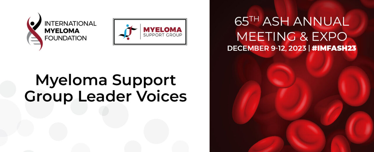 The IMF at ASH 2023 Myeloma Support Group Leader Voices